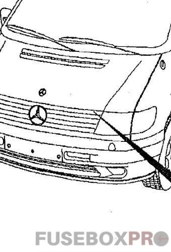 mercedes benz vito w638 relay additional