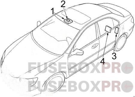 acura rl 2005 2012 sensor 1