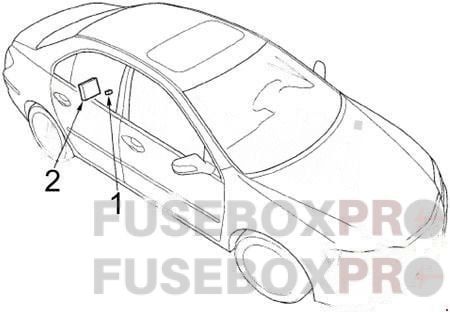 acura rl 2005 2012 sensor 2