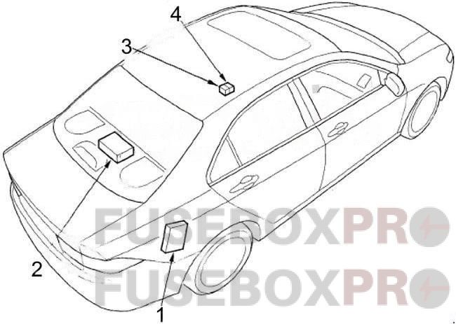 acura tsx 2004 2008 body receivers and relays