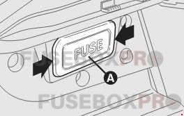 alfa romeo brera 2005 2010 battery boot fuse box left