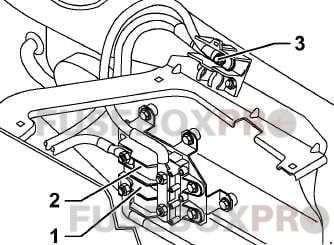 audi rs6 1997–2005 fuse in plenum chamber