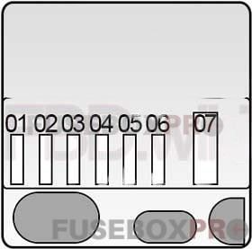 bmw x5 (e70) 2006 2013 engine compartment fuse box