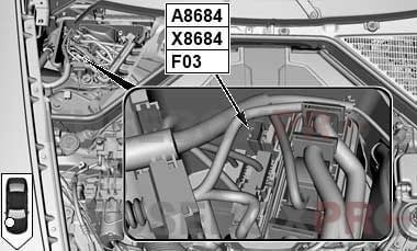 bmw x5 (e70) 2006 2013 engine compartment fuse holders s63