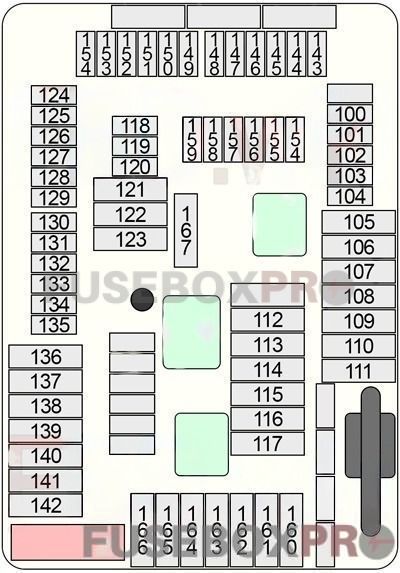 bmw x5 (f15) 2010 2015 luggage compartment fuse box t23469 f15 luggage