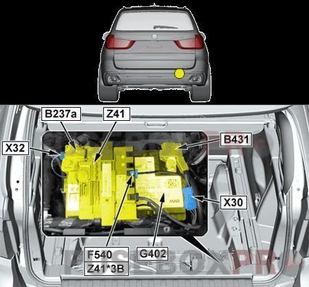 bmw x5 (f15) 2010 2015 t23464 f15 add battery