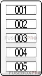 bmw x6 (e71 & e72) 2007 2014 engine compartment fuse box