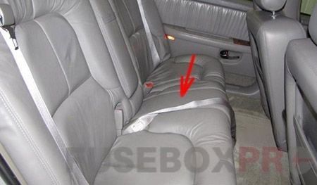 rear underseat fuse box location: buick park avenue