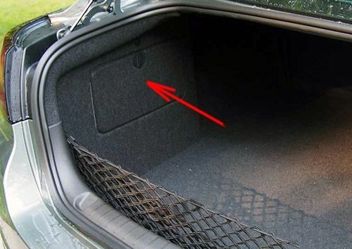 the location of the fuses in the trunk: chevrolet ss