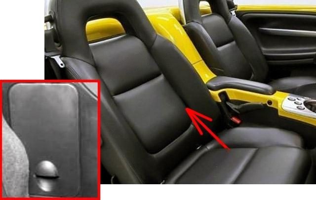 the location of the fuses in the passenger compartment: chevrolet ssr (2003-2006)