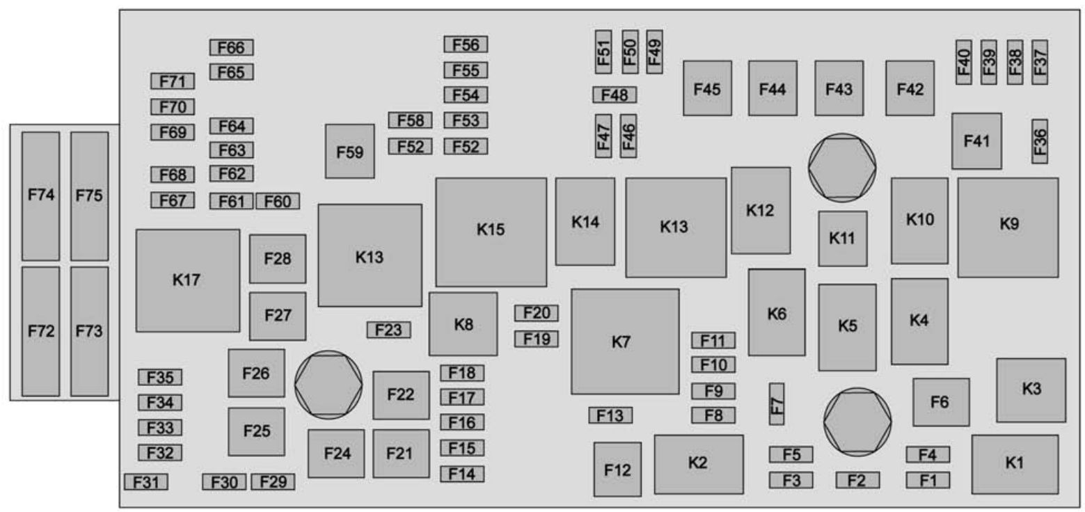 under-hood fuse box diagram: chevrolet colorado (2015, 2016)