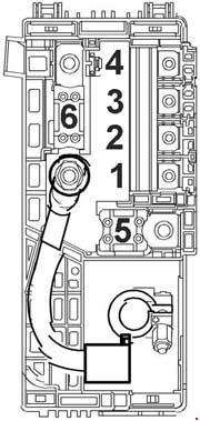 engine pre-fuse box: chevrolet orlando