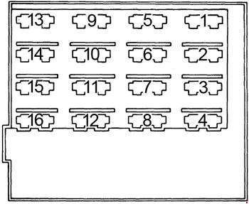 chrysler lebaron fuse box diagram 1981 1983