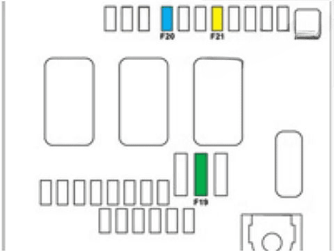 under-hood fuse box diagram: citroen c4 picasso ii (2013, 2014, 2015)
