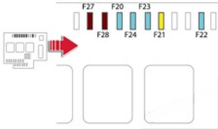 under-hood fuse box diagram: citroen ds5 (2012, 2013, 2014, 2015, 2016)