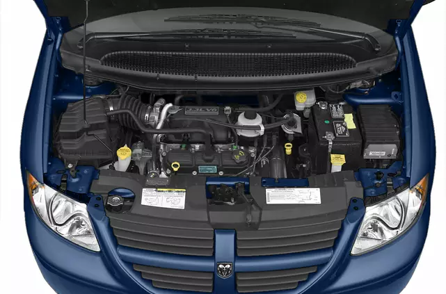 dodge caravan (2005-2007): engine compartment fuse box location