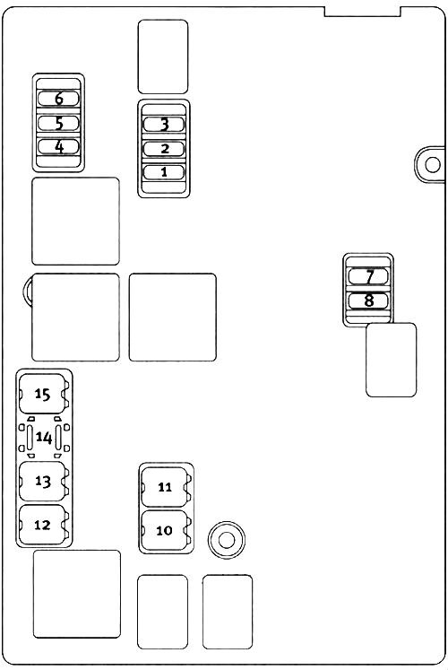 dodge challenger (2008): engine compartment fuse box diagram