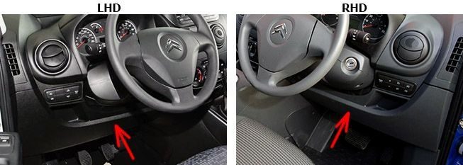 the location of the fuses in the passenger compartment: citroen nemo (2008-2015)