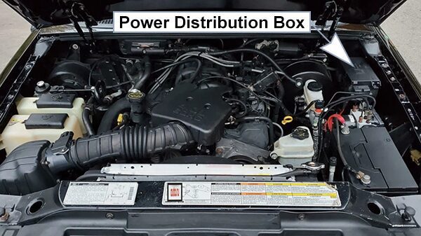 ford explorer sport trac power distribution box 2001 2005 fuse box