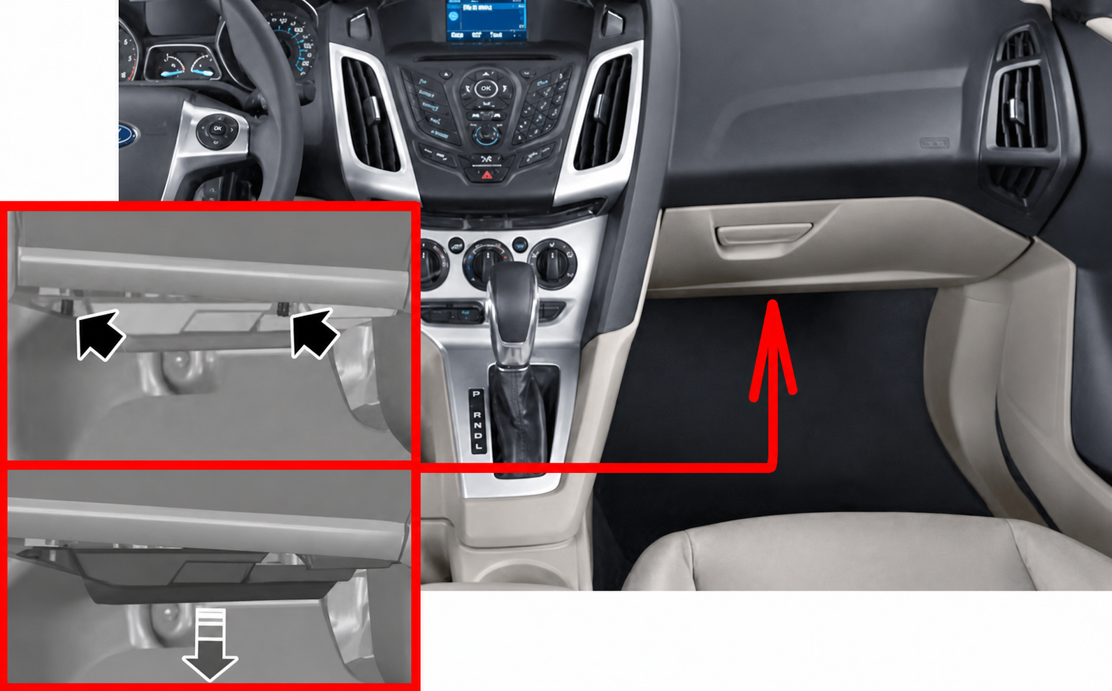 ford focus 2012 2014 in fuse box location