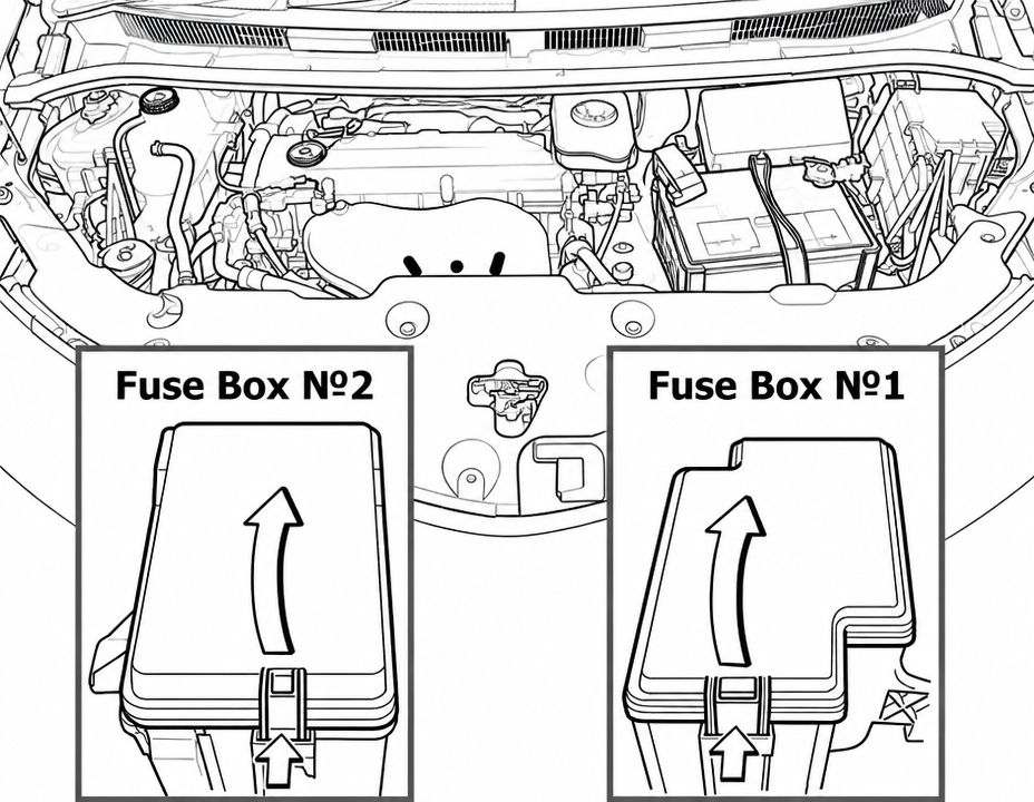 toyota tarago fuse box location engine compartment 2013